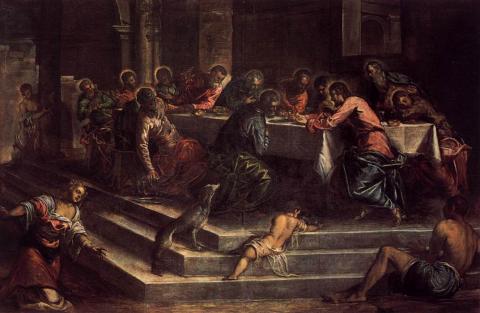 Tintoretto: The Last Supper (Az utolsó vacsora)